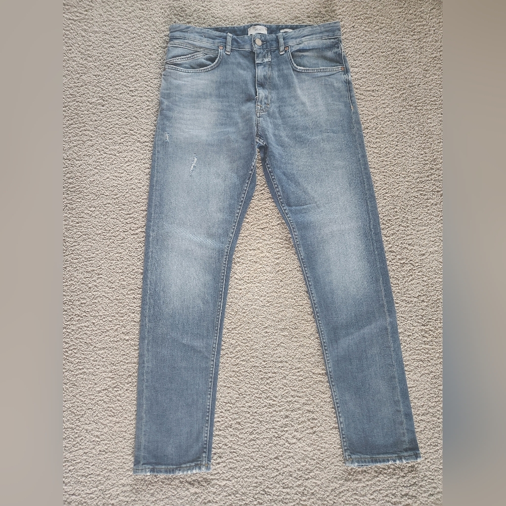 NWOT Men's Italian Closed Straight‎ Leg Jeans 32